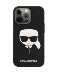 Karl Lagerfeld جراب حماية ايفون 13 برو ماكس - اسود