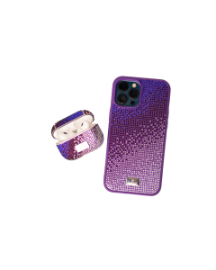 Swarovski 2*1 Crystalline Case IP 12 pro max - Purple