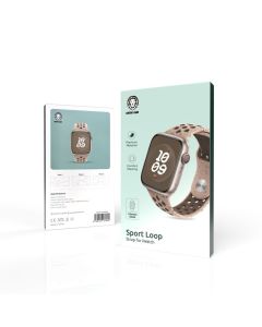 Green Lion Sport Loop Silicone Strap - Desert Stone