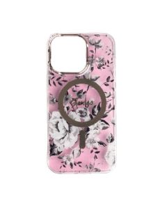GUESS cover with magsaf iphone 15 promax pink