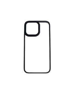 Lanex frame iphone 15 promax - black transparent