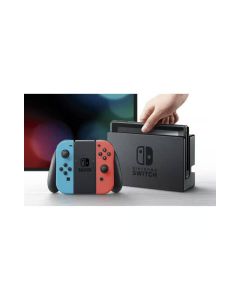 Nintendo Switch Console With Joy‑Con Controllers 2019 Model- Neon Red/Neon Blue