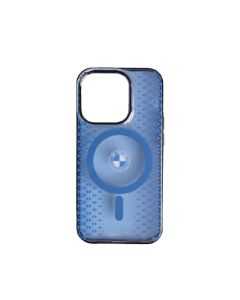 BMW cover with magsaf iphone 15 pro - blue