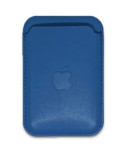 محفظة iPhone الجلدية مع MagSafe - ازرق 